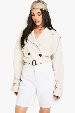 Boohoo Gabardina Corta