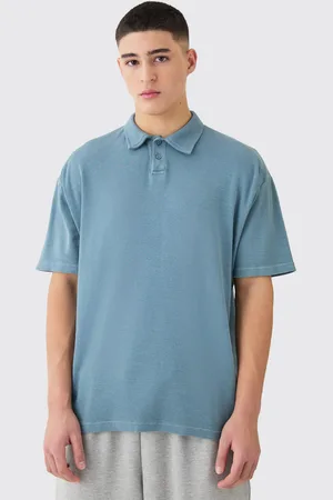 Boohoo Polo Oversize De Canalé Grueso Desteñido