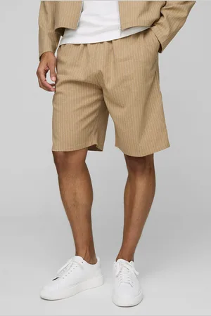 Boohoo Pantalón Corto Holgado De Rayas