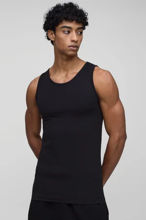 Boohoo Top Sin Mangas Ajustado Al Músculo