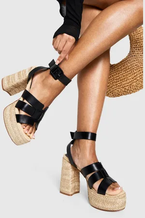 Boohoo Alpargatas De 2 Partes Y Holgura Ancha Con Abertura