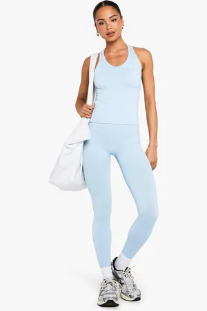 Boohoo Leggings Fruncidos Sin Costuras Con Estampado De Trasero