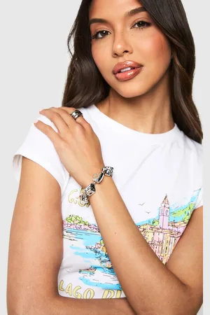 Boohoo Pulsera De Plata Fundida