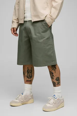 Boohoo Bermudas Cargo De Lona