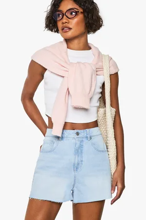 Boohoo Pantalón Corto Tall Vaquero Mini
