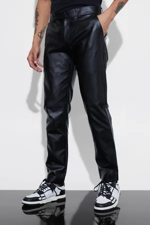 Boohoo Pantalón Ajustado De Cuero Sintético