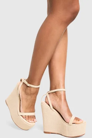 Boohoo Cuñas De Lino De 2 Partes Con Plataforma