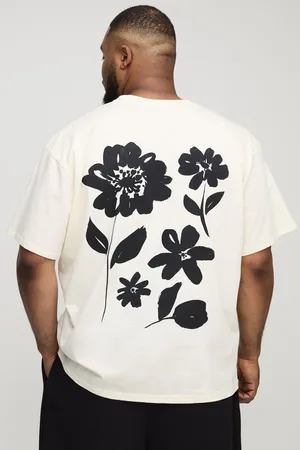 Boohoo Camiseta Plus Oversize Con Estampado Gráfico De Flores