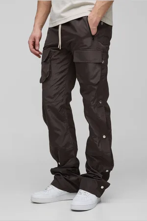 Boohoo Pantalón Tall Cargo Ajustado De Campana Con Cintura Elástica