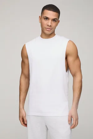 Boohoo Top Sin Mangas Básico Con Sisa Ancha