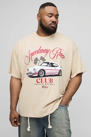 Boohoo Camiseta Plus Oversize Con Estampado De Coche Vintage