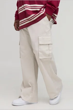 Boohoo Pantalón Plus Cargo De Campana Con Cintura Fija