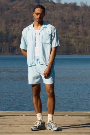 Boohoo Conjunto De Bañador Y Camisa De Raya Diplomática