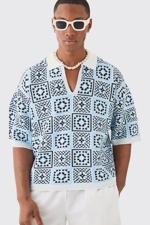 Boohoo Polo Oversize Recto De Punto Croché
