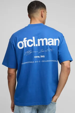 Boohoo Camiseta Oversize Man Ofcl Con Cuello Extendido