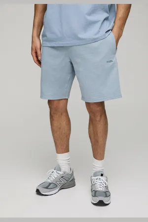 Boohoo Hombre. Pantalón Corto Básico Holgado De Largo Medio