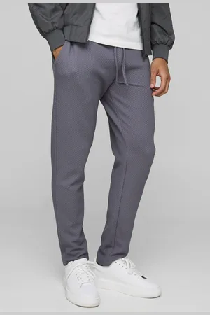 Boohoo Cropped Tapered Textured Jogger