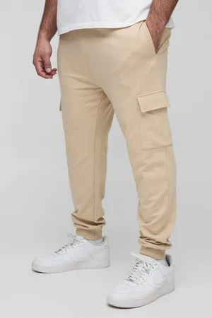 Boohoo Pantalón Deportivo Plus Pitillo Básico Cargo