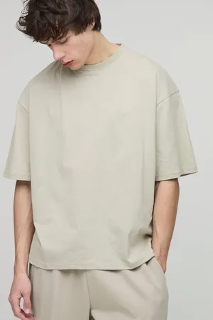 Boohoo Camiseta Tall Básica Oversize Recta Con Cuello De Caja