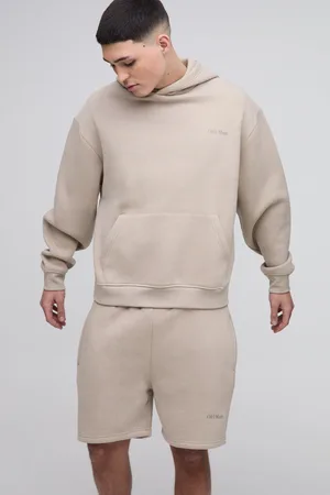 Boohoo Chándal Oversize Official De 330G/M² Con Pantalón Corto Y Capucha