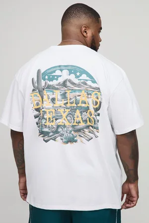 Boohoo Camiseta Plus Oversize Con Estampado De Paisaje Western Dallas Texas
