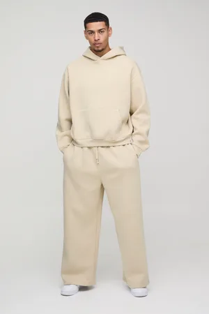Boohoo Chándal Oversize Recto Con Pernera Ancha Y Capucha De 330G/M2
