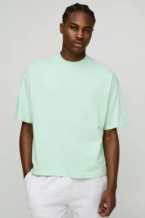 Boohoo Camiseta Oversize Recta Con Cuello Extendido