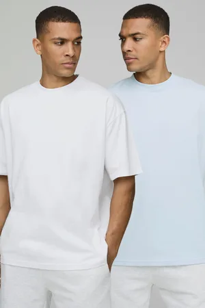 Boohoo Pack De 2 Camisetas Oversize Gruesas Con Cuello De Caja