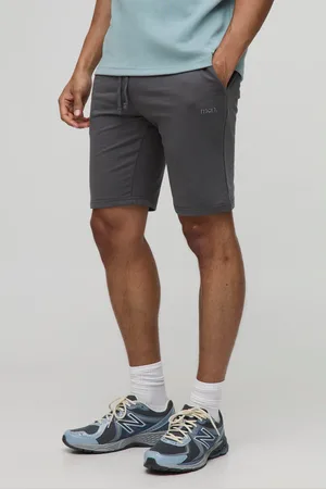 Boohoo Hombre. Pantalón Corto Ajustado De Largo Medio