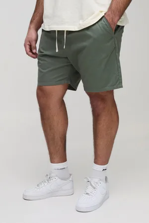 Boohoo Pantalón Corto Plus Ajustado Con Cintura Elástica