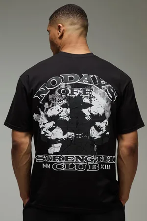 Boohoo Camiseta Man Active Oversize Con Estampado One More Rep Nyc