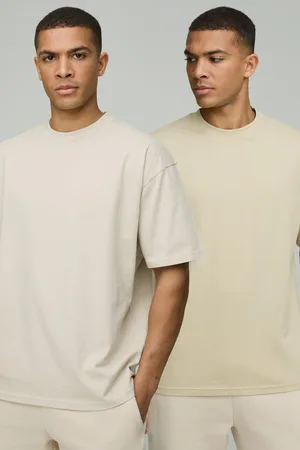 Boohoo Pack De 2 Camisetas Oversize Gruesas Con Cuello De Caja