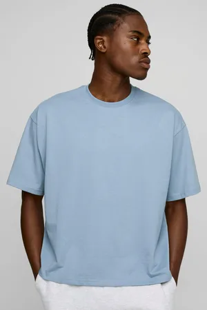 Boohoo Camiseta Básica Oversize Recta Con Cuello De Caja