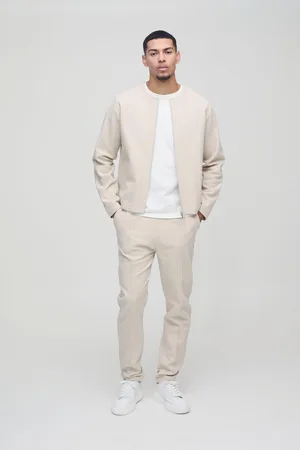 Boohoo Pantalón Deportivo Ajustado Cardado Con Alforza