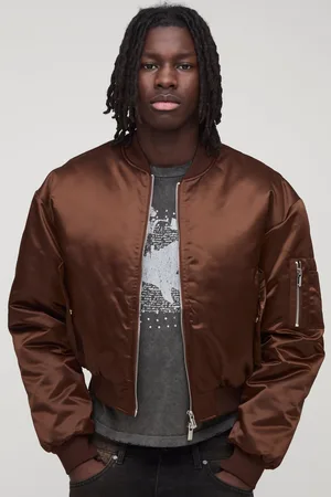 Boohoo Chaqueta Bomber Recta De Nailon