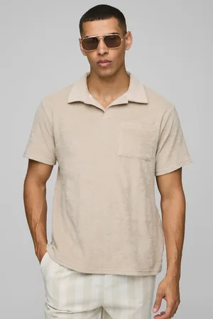 Boohoo Polo Regular De Felpa Con Bolsillos Y Solapas
