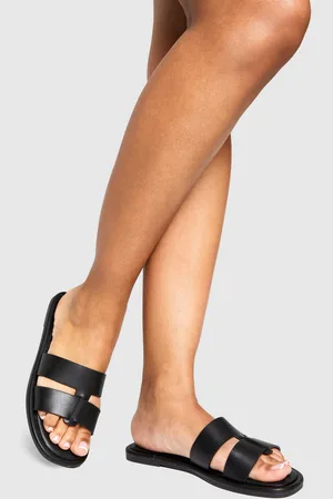 Boohoo Sandalias Mule De Tela