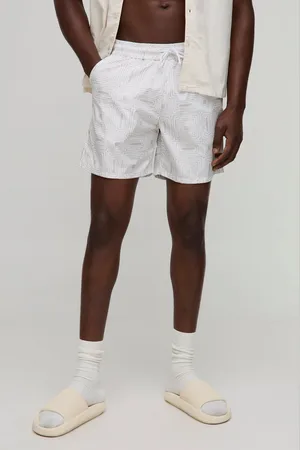 Boohoo Bañador De Largo Medio Con Estampado