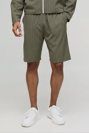 Boohoo Pantalón Corto Holgado De Rayas