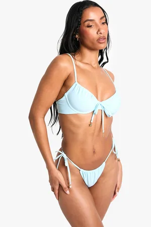 Boohoo Top De Biquini Con Aros Y Ribete De Estrella De Mar