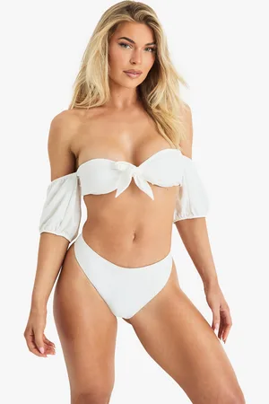 Boohoo Braguita De Biquini De Tiro Alto Premium Para Novia