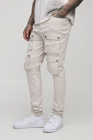 Boohoo Pantalón Tall Pitillo Cargo Con Cintura Fija