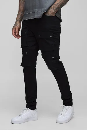 Boohoo Pantalón Tall Pitillo Cargo Con Cintura Fija