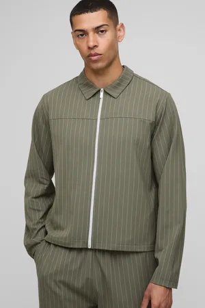 Boohoo Chaqueta Harrington Regular De Rayas