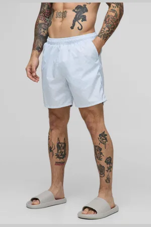 Boohoo Bañador De Largo Medio Con Estampado Geométrico