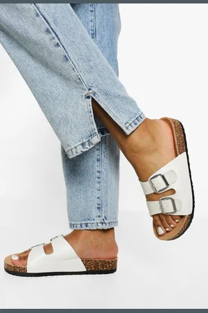Boohoo Sandalias Con Hebilla Doble Y Plantilla Blanda