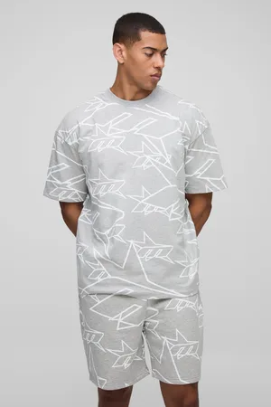 Boohoo Conjunto Oversize De Pantalón Corto Y Camiseta Con Estampado De Estrella M
