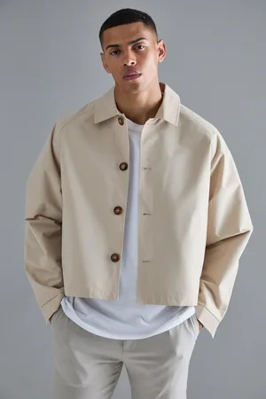 Boohoo Gabardina Oversize Recta