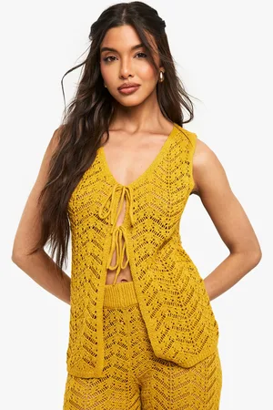 Boohoo Chaleco De Croché Con Atadura