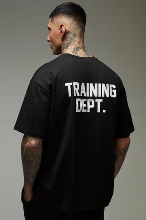 Boohoo Camiseta Tall Man Active Oversize Con Estampado Training Dept